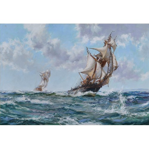 Escape – A smuggling Schooner being chased by an Excise Cutter